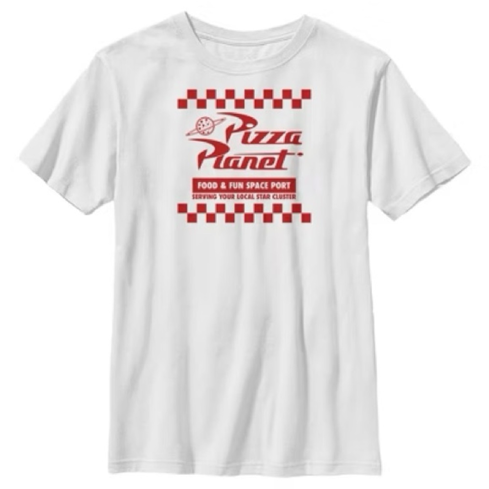 Disney Pixar Toy Story Pizza Planet White T-Shirt for child